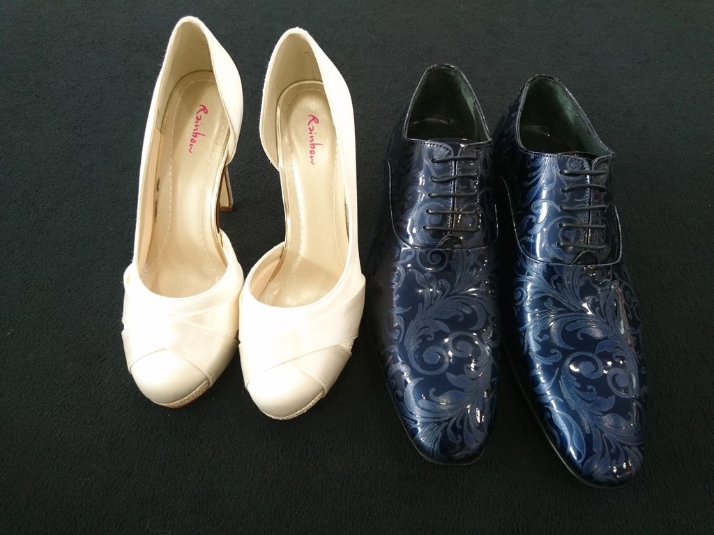 Brautschuhe und Herrenschuhe aus unserem Sortiment