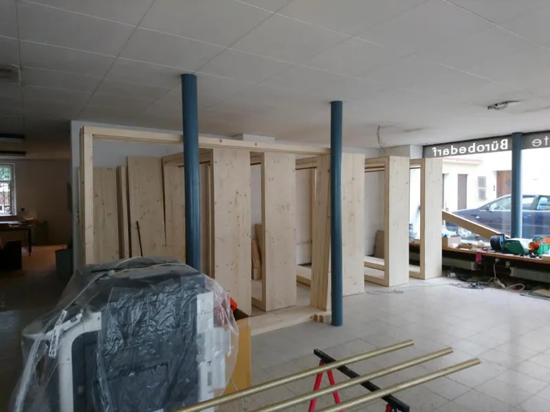 Umbau unseres neuen Geschäfts